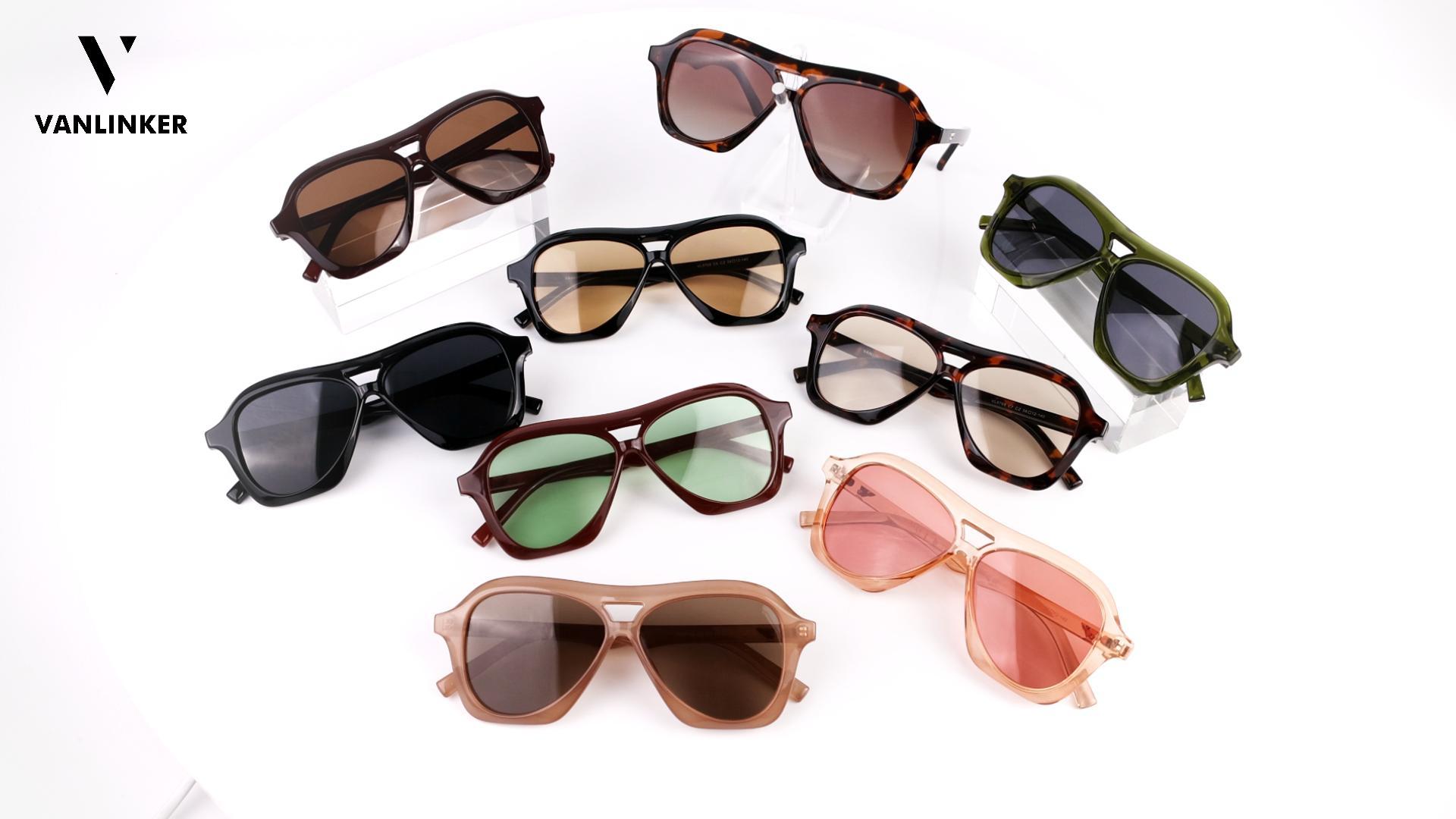 Amazon.com: VANLINKER Retro 70s Square Aviator Sunglasses Womens